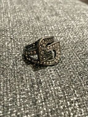 Vintage Guess block ring size 7